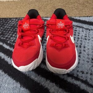 Nike Red Sneakers with White Details